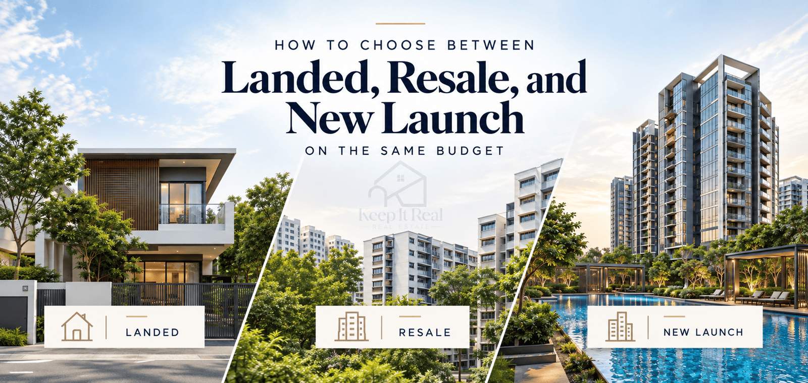 How to Choose Between Landed, Resale, and New Launch on the Same Budget